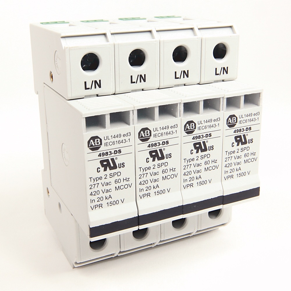 Allen-Bradley 480Y/277 VAC Surge Suppressor 4983-DS277-804 4983-DS277-804