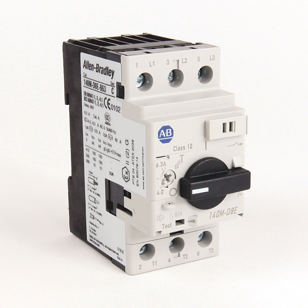 Allen-Bradley Motor Protection Circuit-Breaker 140M-D8E-B63 140M-D8E-B63
