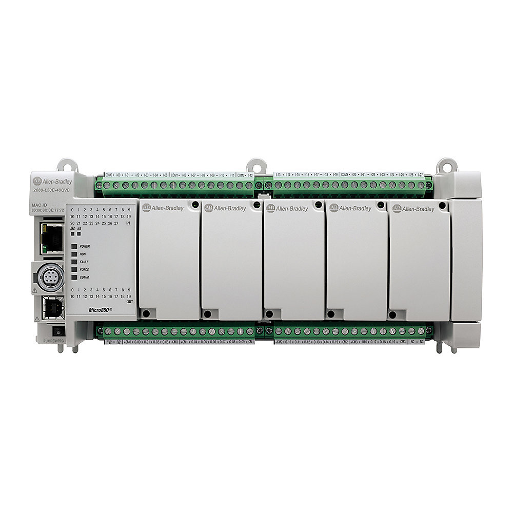 Allen-Bradley Micro850 48 I/O ENet/IP Controller 2080-L50E-48QVB 2080-L50E-48QVB
