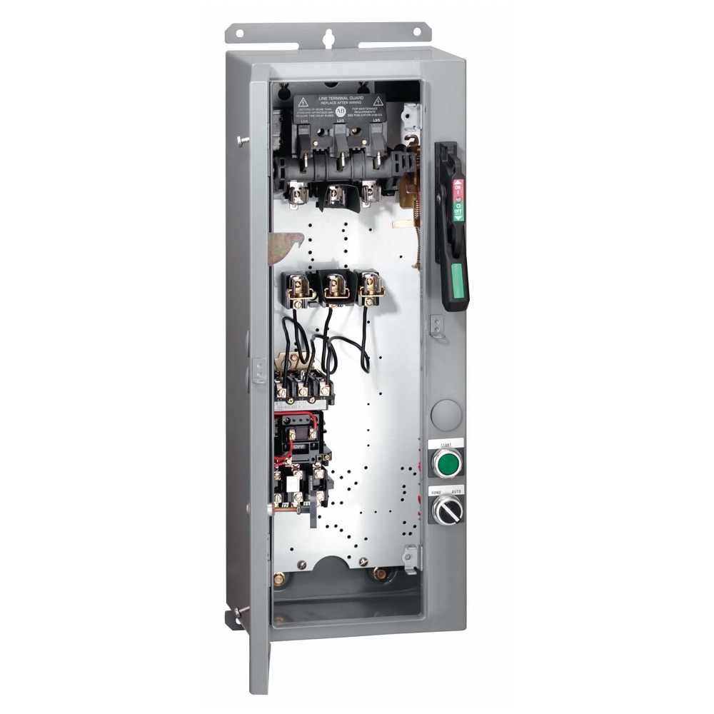 Allen-Bradley NEMA Size 1 Slimline Pump Panel Discon 1232-BNCD-24J 1232-BNCD-24J