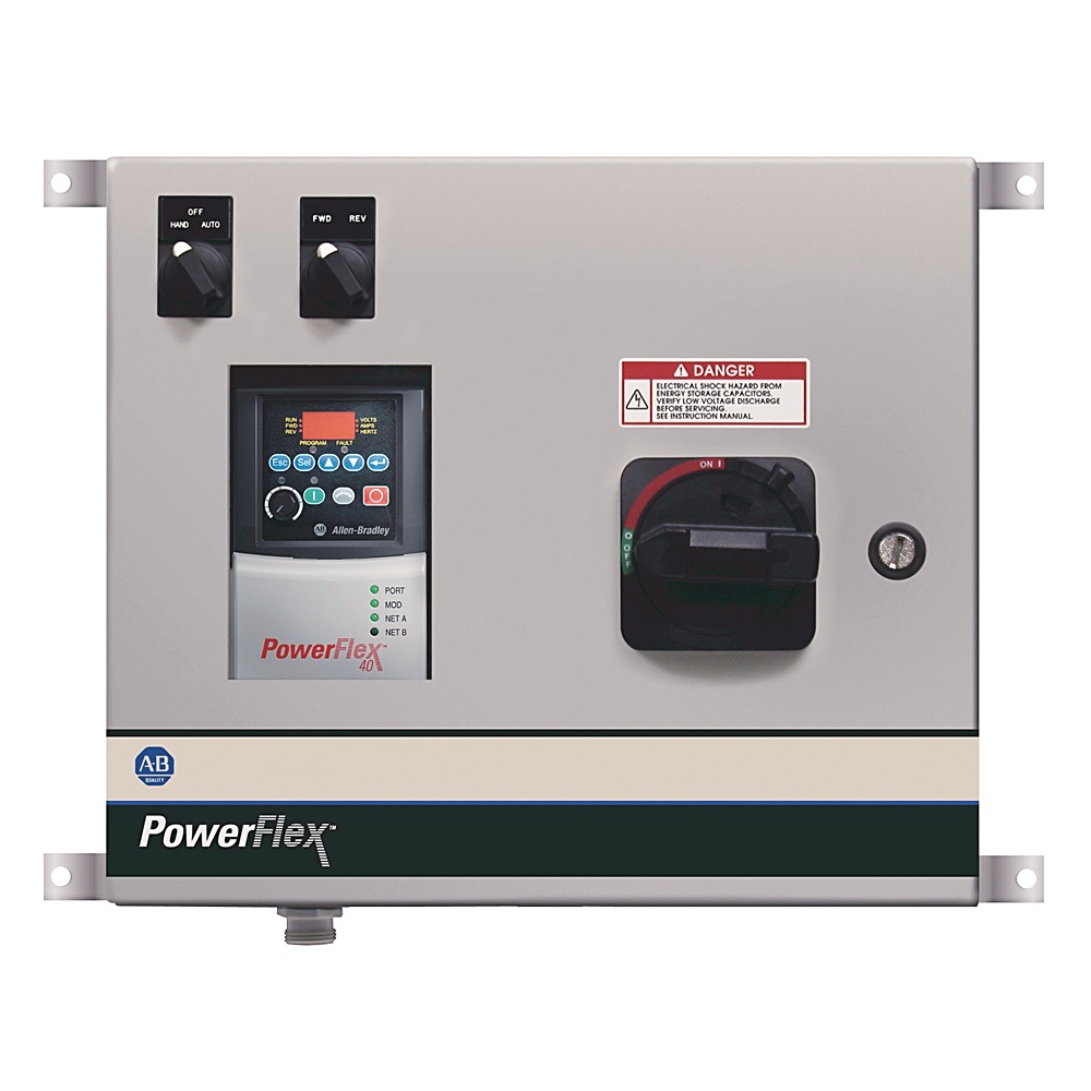 Allen-Bradley PowerFlex 40 AC Packaged Drive 23B-D024DF0ENN 23B-D024DF0ENN