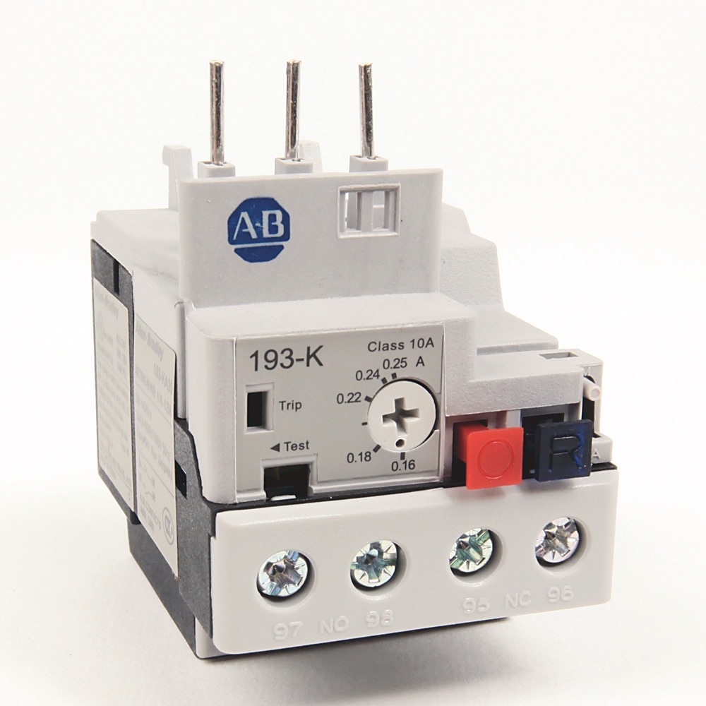 Allen-Bradley 0.16-.25 A IEC Bimetallic Overload Relay 193-KA25 193-KA25