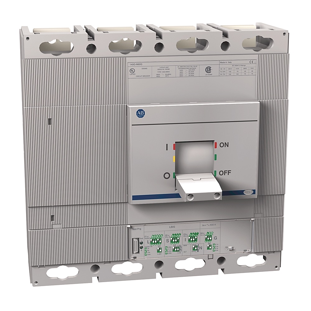 Allen-Bradley 140G 630A Frame Molded Case Ckt-Bkr 140G-M6I4-D63 140G-M6I4-D63