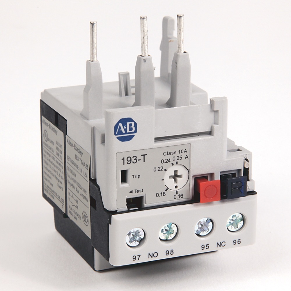 Allen-Bradley 0.16-.25 A IEC Bimetallic Overload Relay 193-T1AA25 193-T1AA25