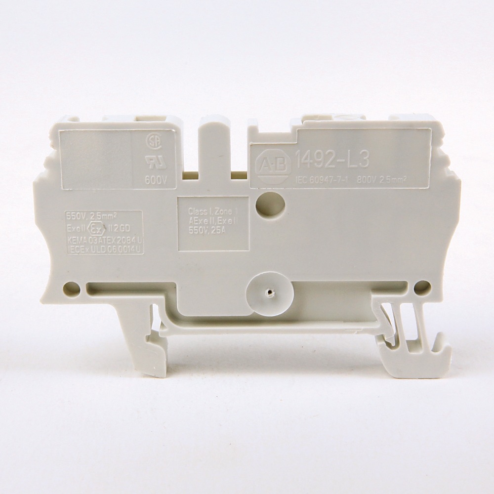 Allen-Bradley IEC Term Blck 5.1x59.5x31.3mm Spr Clp 1492-L3-G 1492-L3-G