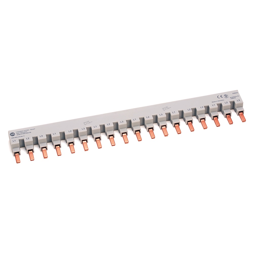 Allen-Bradley MCB Bus Bar Accessory 3 phase 1489-AMCL318 1489-AMCL318