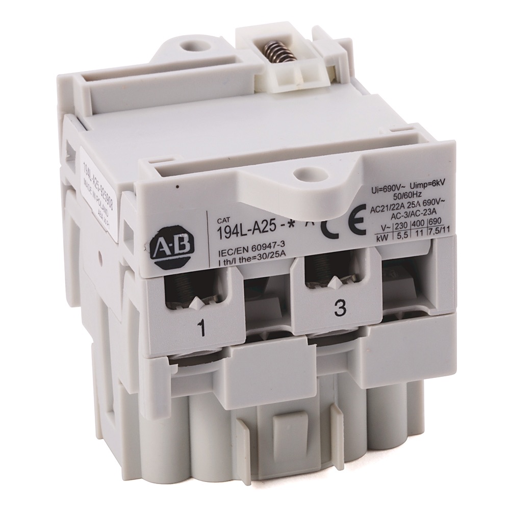 Allen-Bradley 25 A 194L Load Switch 194L-A25-1753 194L-A25-1753