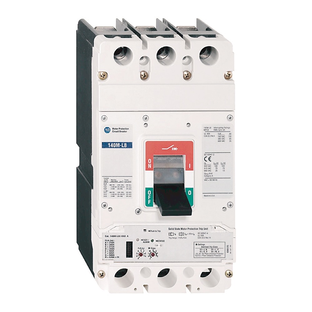 Allen-Bradley Motor Circuit Protector Circuit-Breaker 140M-L8P-D30 140M-L8P-D30