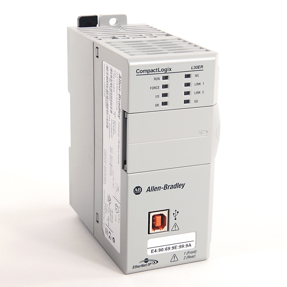 Allen-Bradley CompactLogix 1 MB ENet Controller 1769-L30ER 1769-L30ER