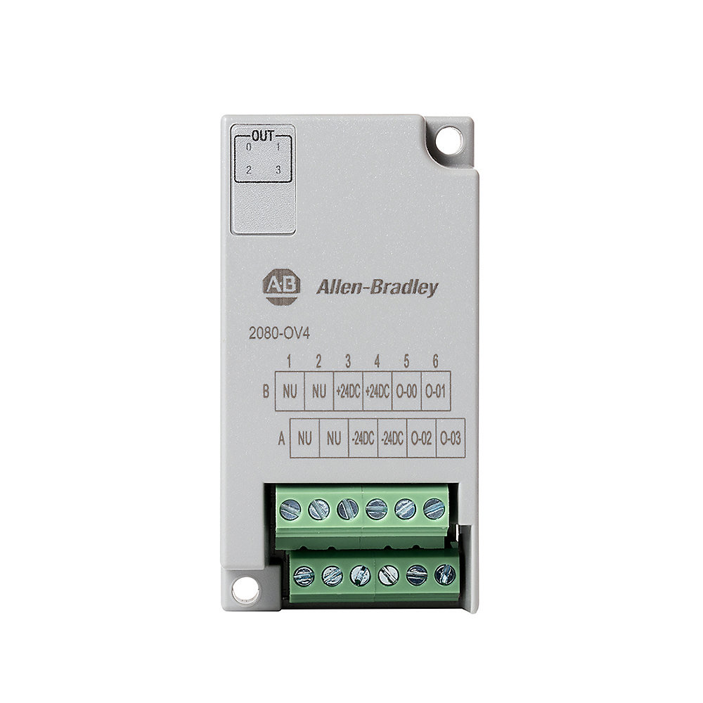 Allen-Bradley Micro800 4 Point Sink Output 2080-OV4 2080-OV4