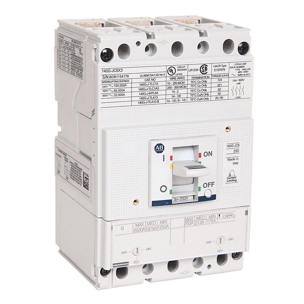 Allen-Bradley Molded Case Ckt-Bkr 140G-JC6F3-D15 140G-JC6F3-D15