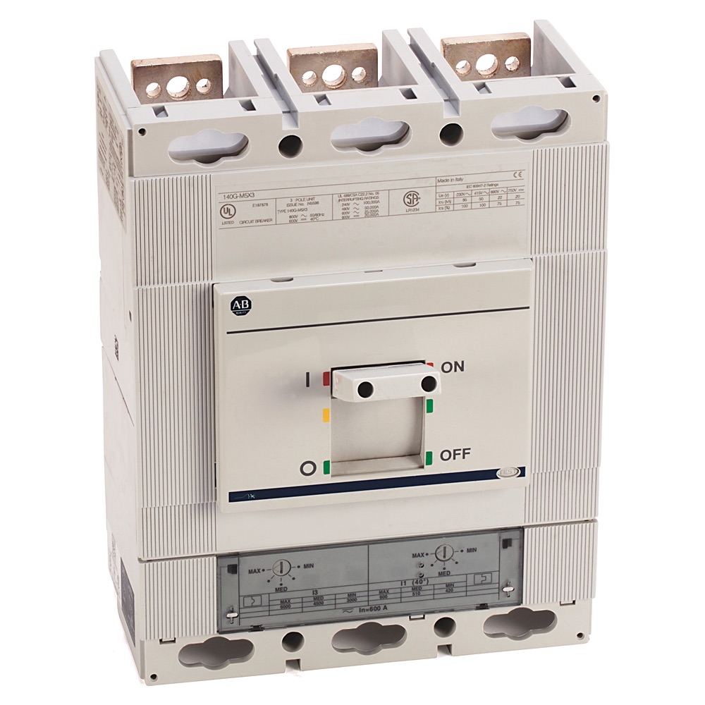 Allen-Bradley 800A M Frame Molded Case Ckt-Bkr 140G-M5F4-D60 140G-M5F4-D60