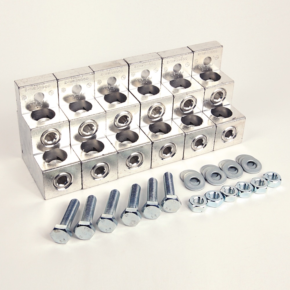 Allen-Bradley Terminal Lugs, 2X600 Mcm, Kit 194R-TL9 194R-TL9