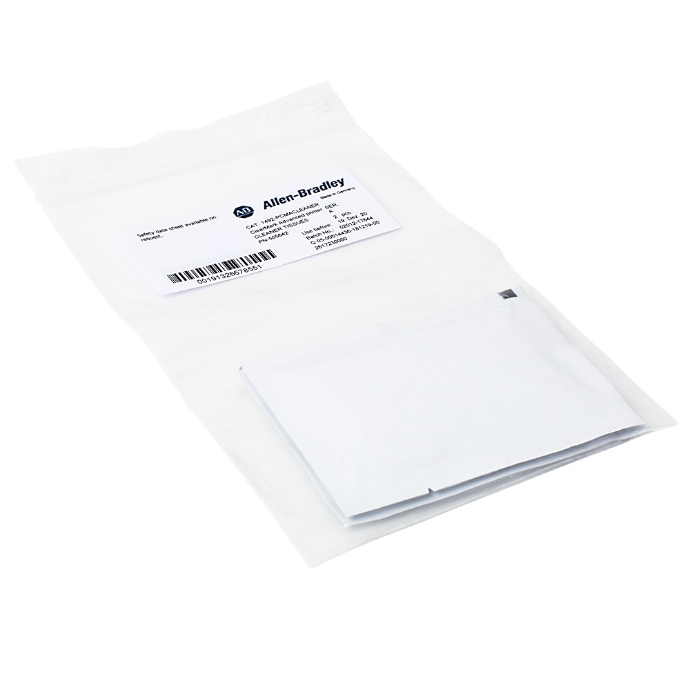 Allen-Bradley ClearMark Advanced Printer Cleaner Wipe 1492-PCMACLEANER 1492-PCMACLEANER