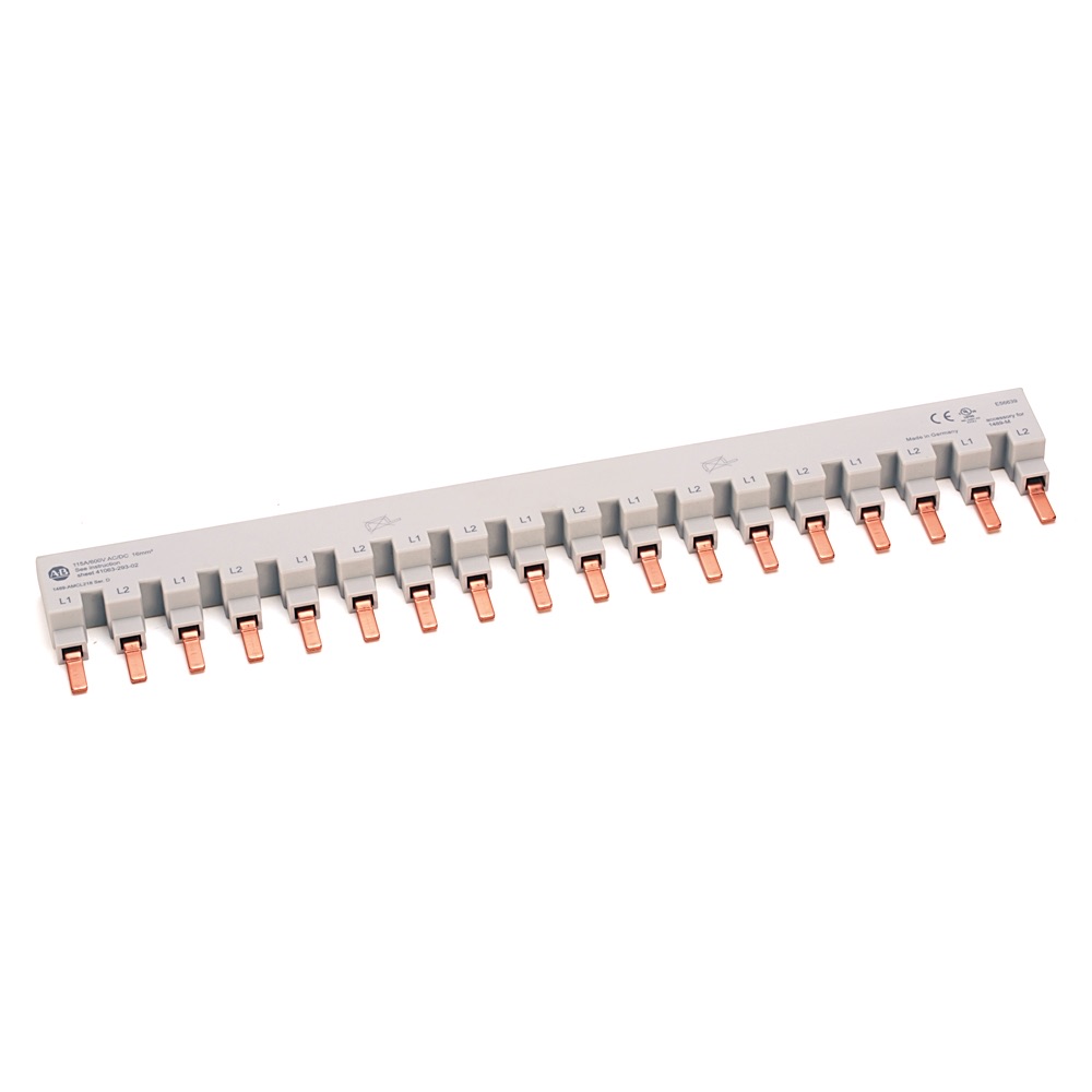 Allen-Bradley MCB Bus Bar Accessory 2 phase 1489-AMCL218 1489-AMCL218