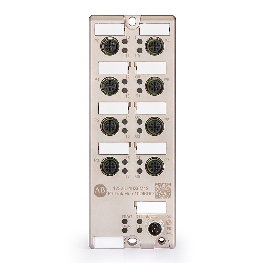 Allen-Bradley Armorblock, IOL Hub, 10DI 6DO, Class B 1732IL-10X6M12 1732IL-10X6M12