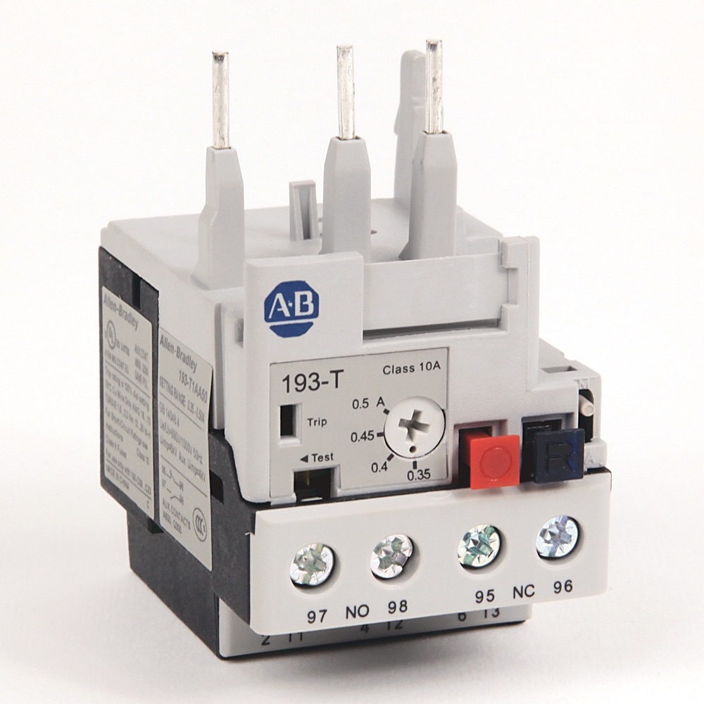 Allen-Bradley 0.35-0.5 A IEC Bimetallic Overload Relay 193-T1AA50 193-T1AA50