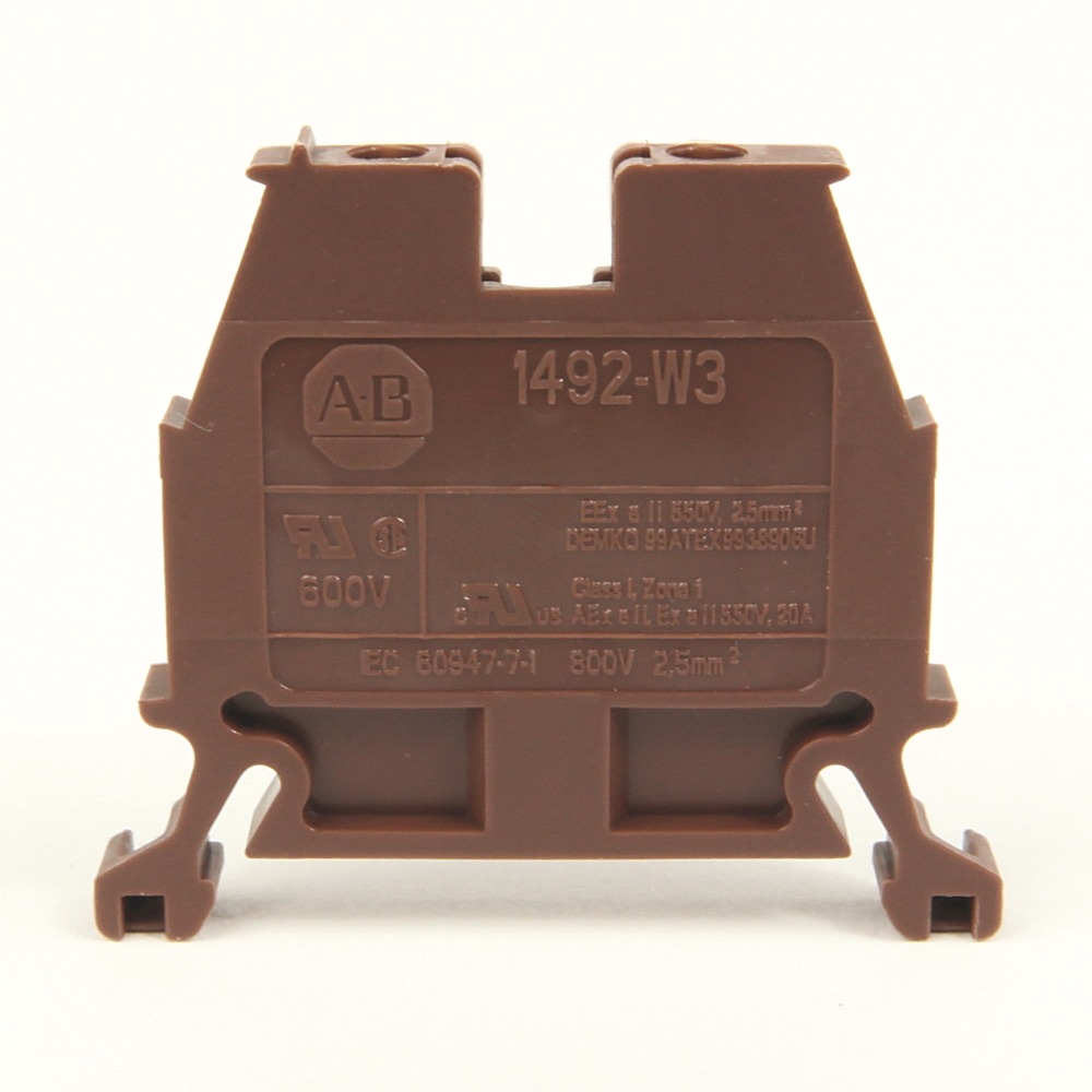Allen-Bradley IEC Term Blck 8x47.6x41mm Screw 1492-W3-BL 1492-W3-BL
