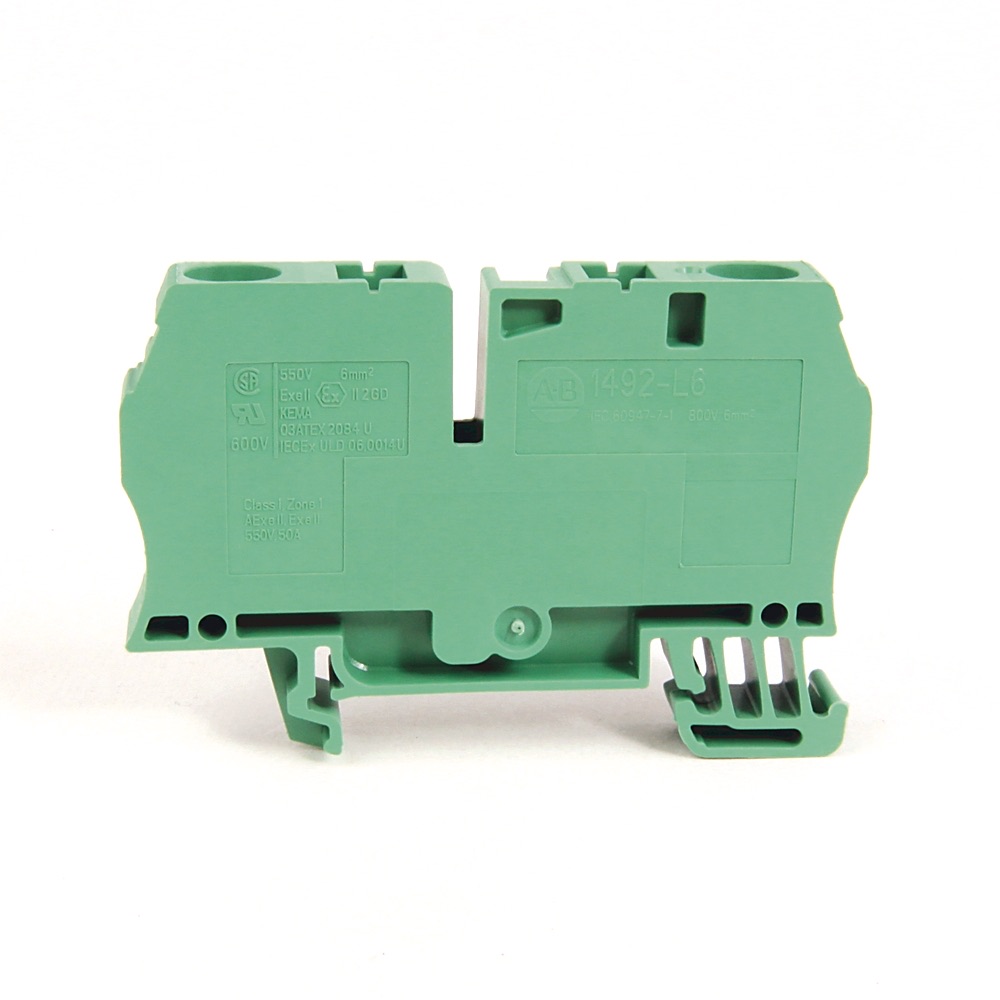 Allen-Bradley IEC Term Blck 8.1x65x38mm Spr Clp 1492-L6-G 1492-L6-G