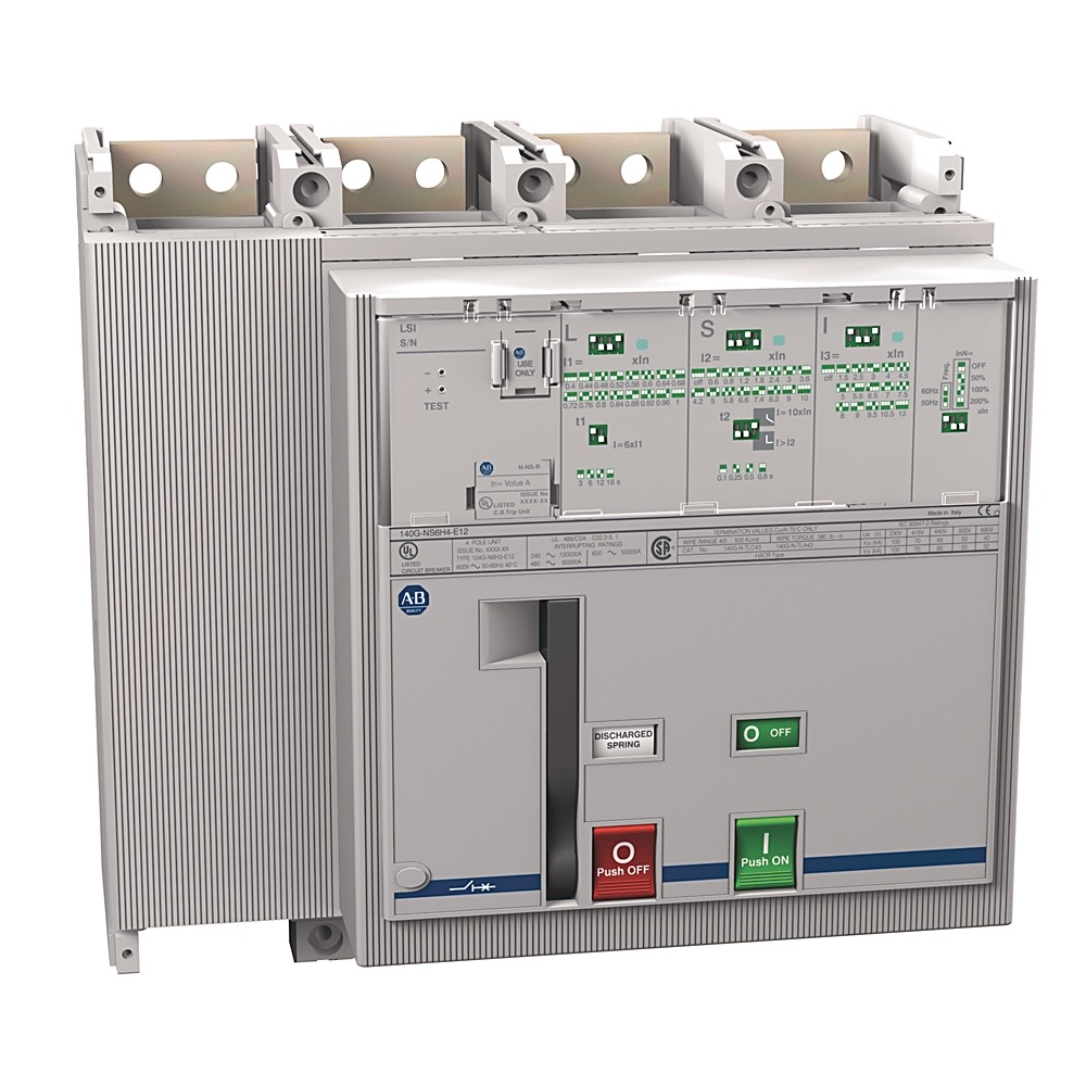 Allen-Bradley 140G 1200A Frame Molded Case Ckt-Bkr 140G-NS6K4-E12 140G-NS6K4-E12