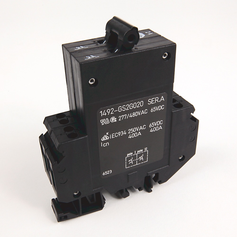 Allen-Bradley 2 Pole High Den. Slim Mini.Cb 8 A 1492-GS2G080 1492-GS2G080