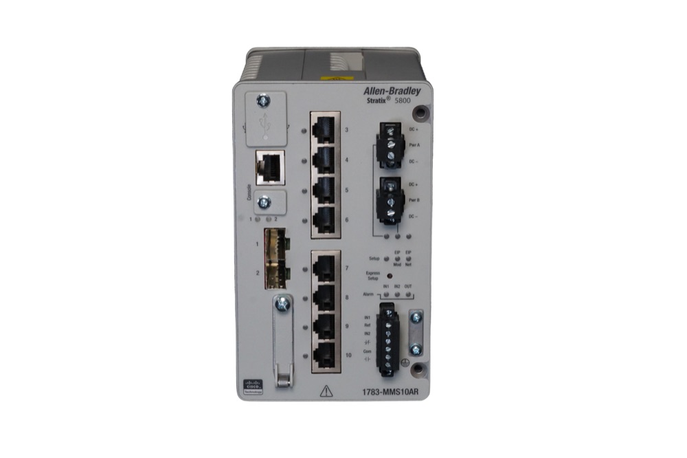 Allen-Bradley Stratix 5800 Managed Switch 1783-MMS10AR 1783-MMS10AR