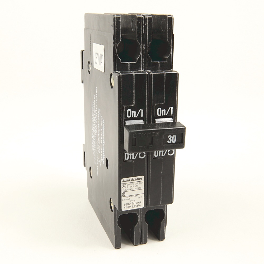 Allen-Bradley Ckt Brkr, 30A 2Pole Ul489/Csa Ul489/Csa 1492-MCAA2H30 1492-MCAA2H30