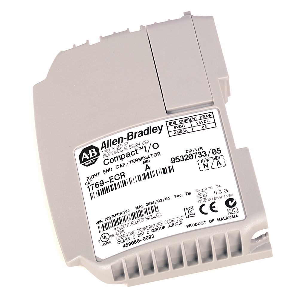 Allen-Bradley CompactLogix Right End Cap 1769-ECR 1769-ECR