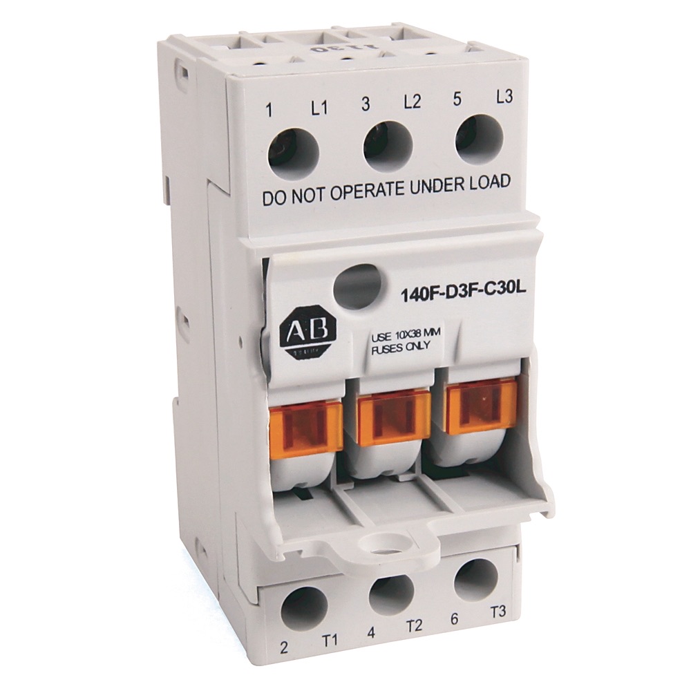 Allen-Bradley 30 A UL Midget Fuse Holder - LED 140F-D3F-C30L 140F-D3F-C30L