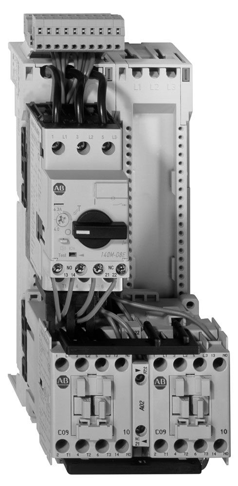 Allen-Bradley 4.0-6.3 A Reversing Comb Starter 107S-AWD3-CB63C 107S-AWD3-CB63C