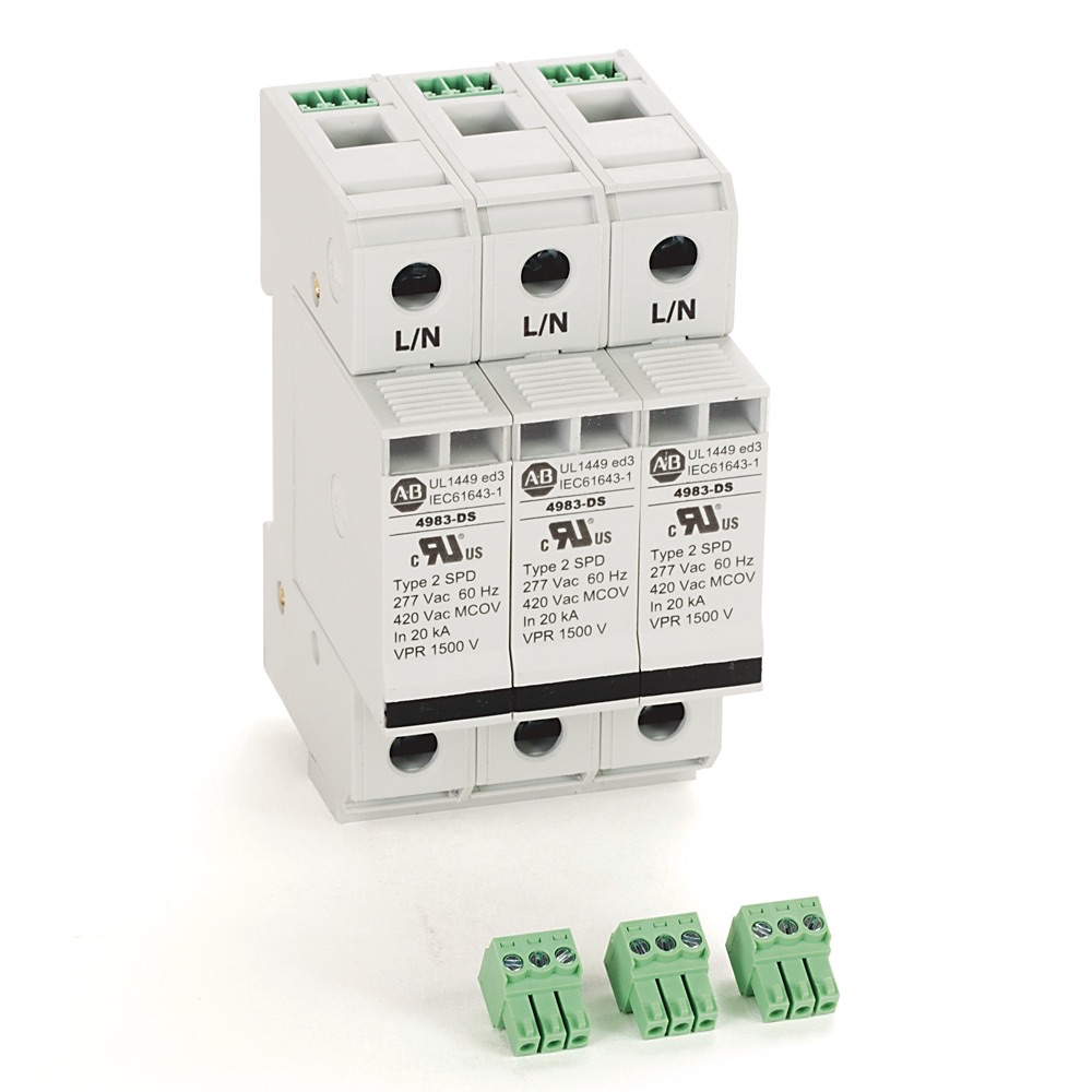 Allen-Bradley 480Y/277 VAC Surge Suppressor 4983-DS277-803 4983-DS277-803
