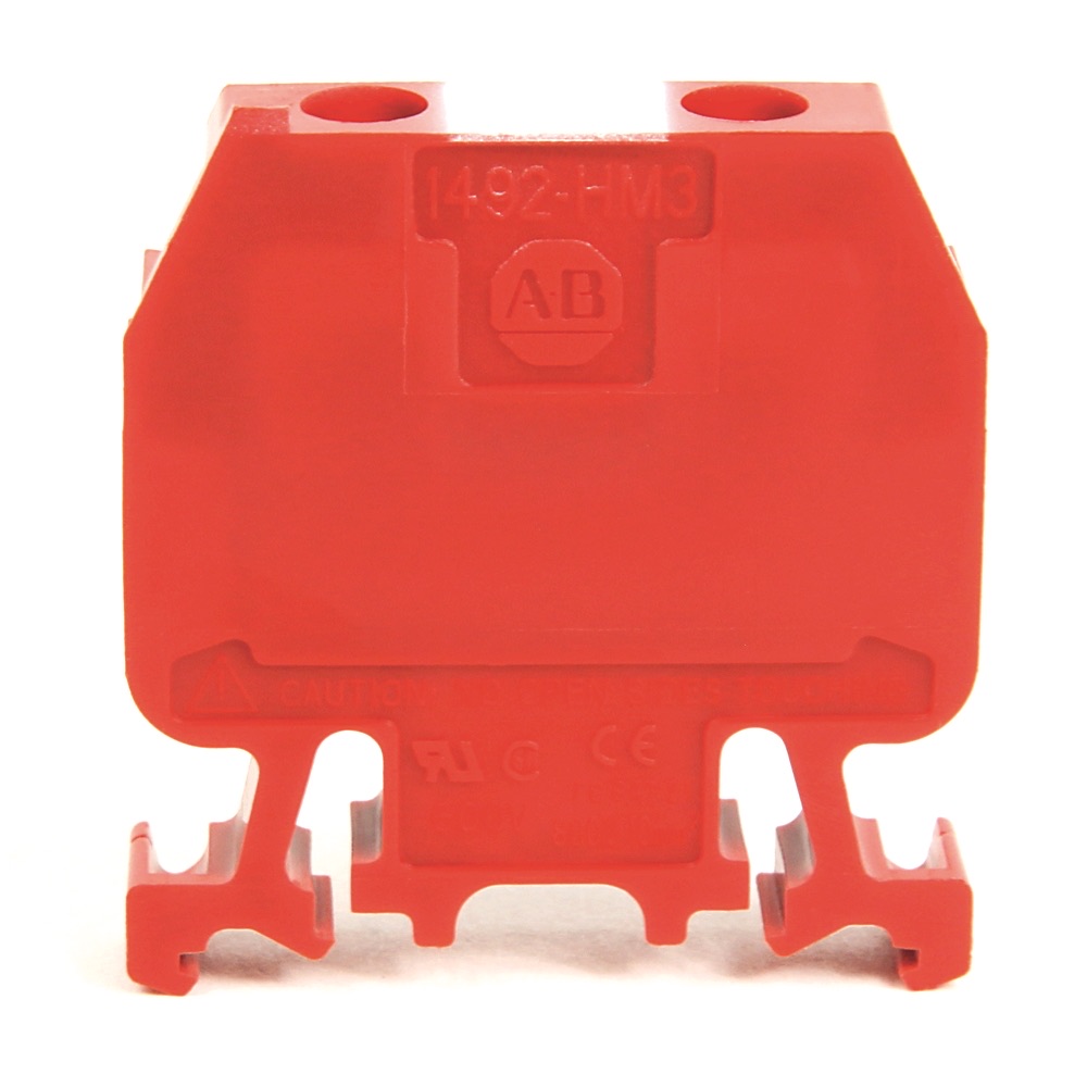 Allen-Bradley TERM BLCK Multi-Rail MTD 1P 30A RED 1492-HM3RE 1492-HM3RE