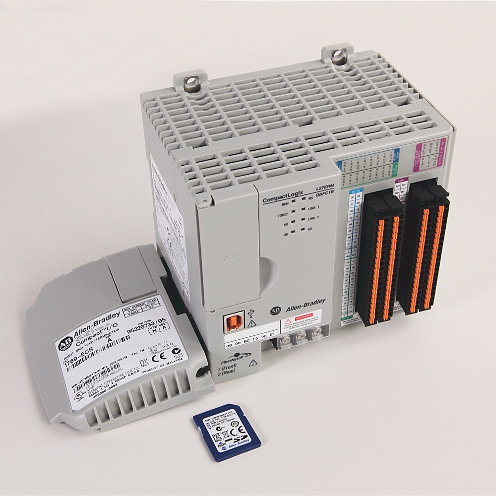 Allen-Bradley CompactLogix 1MB DI/O AI/O Controller 1769-L27ERM-QBFC1B 1769-L27ERM-QBFC1B