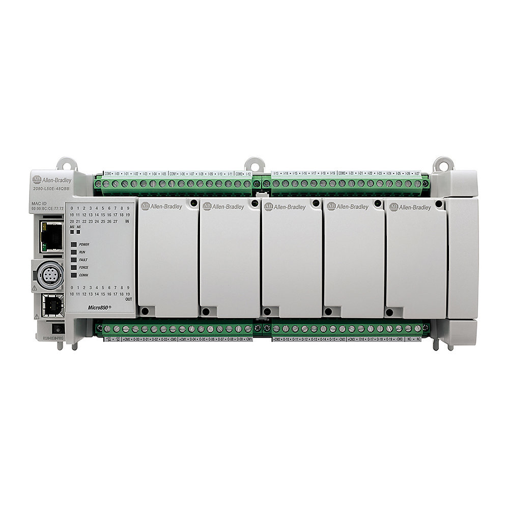 Allen-Bradley Micro850 48 I/O ENet/IP Controller 2080-L50E-48QBB 2080-L50E-48QBB