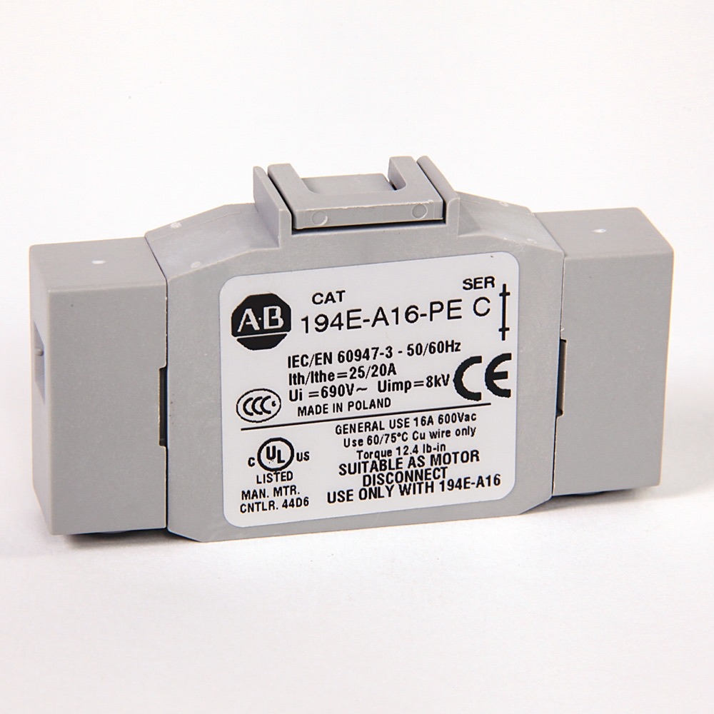 Allen-Bradley 194E Earthing-Grounding Terminal 194E-A16-PE 194E-A16-PE