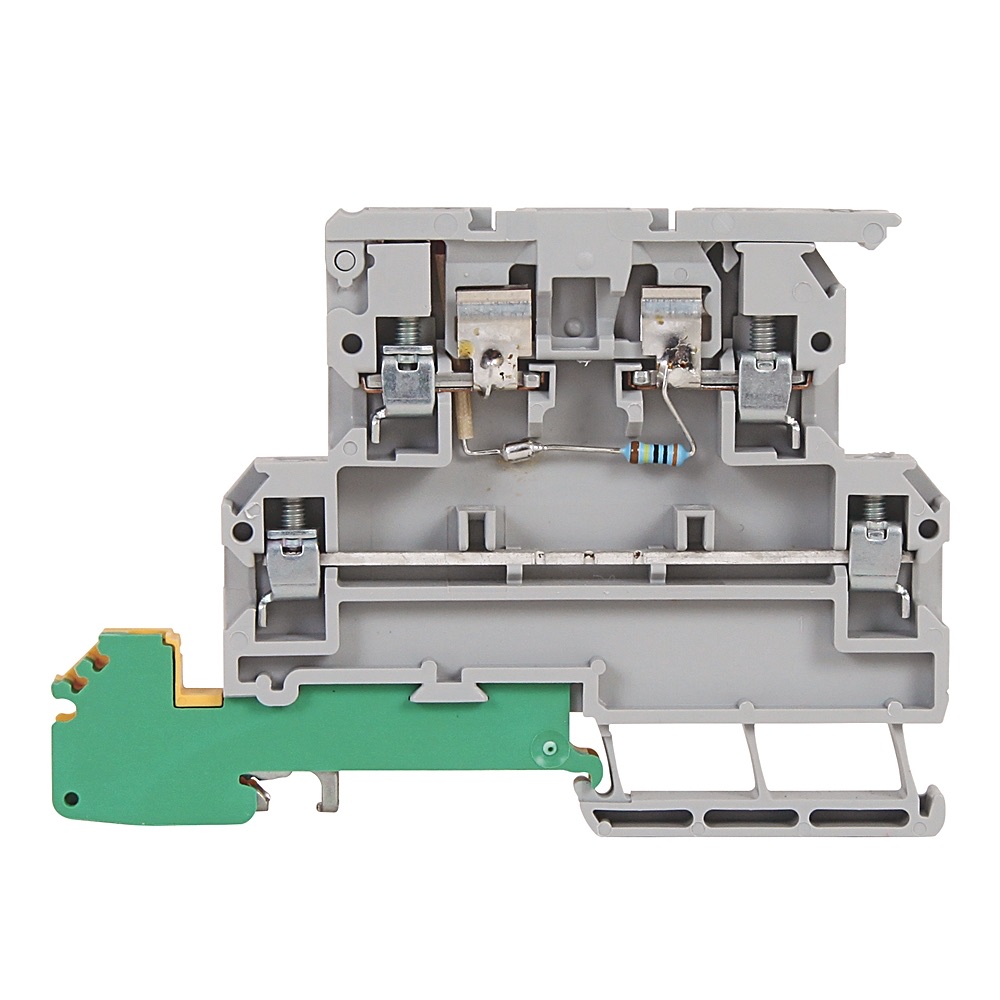Allen-Bradley Two Level Fuse LED Terminal Block with P 1492-JDG3FB24 1492-JDG3FB24
