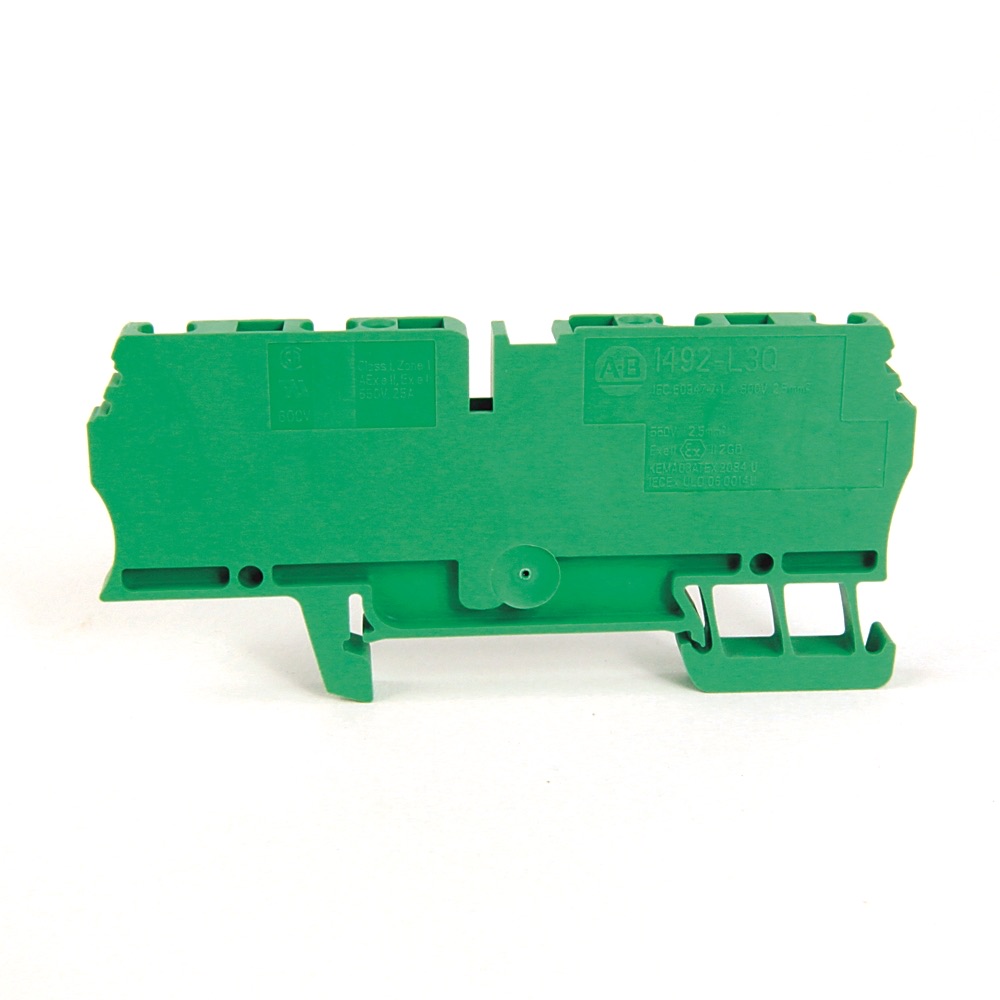 Allen-Bradley 1-Ckt Feed-Through Blk  2 Conn Pts 2.5mm 1492-L3Q-OR 1492-L3Q-OR