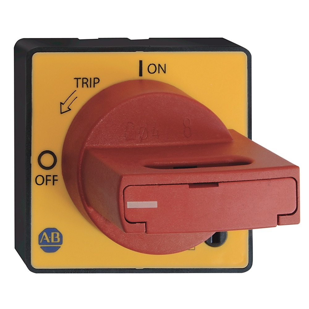 Allen-Bradley Door Coupling Handle - Red Yellow 140M-C-DRY66 140M-C-DRY66