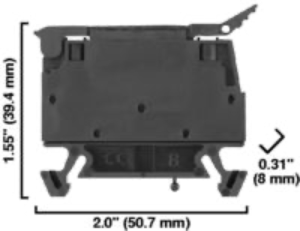 Allen-Bradley IEC Term Blck 8x47.6x41mm Screw 1492-WFB424 1492-WFB424