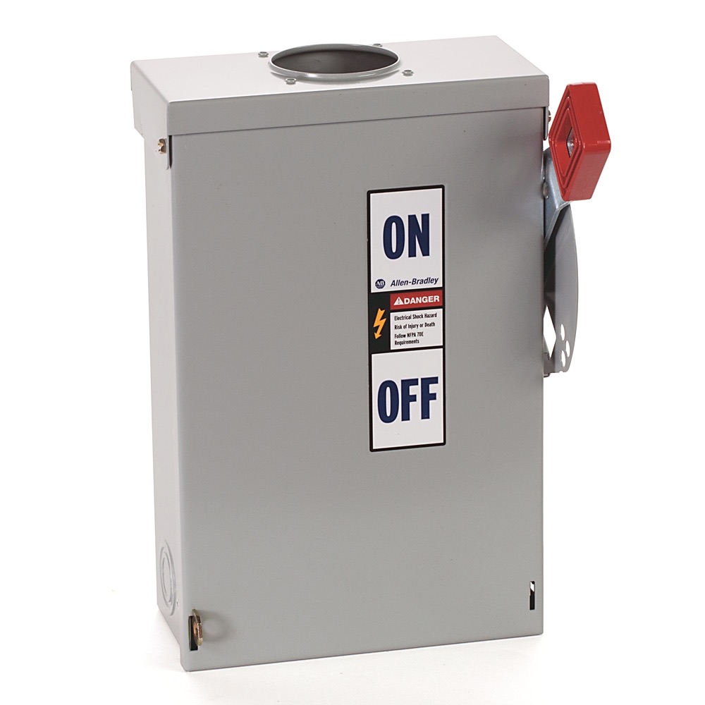 Allen-Bradley Heavy Duty Fusible Safety Discon Switch 1494H-BN3H2 1494H-BN3H2