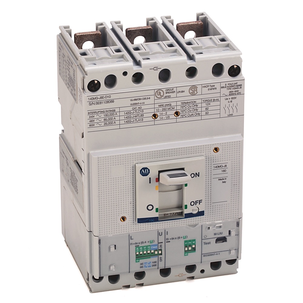 Allen-Bradley 140MG 40A J Frame Mtr Protection Ckt-Br 140MG-J8E-C40 140MG-J8E-C40