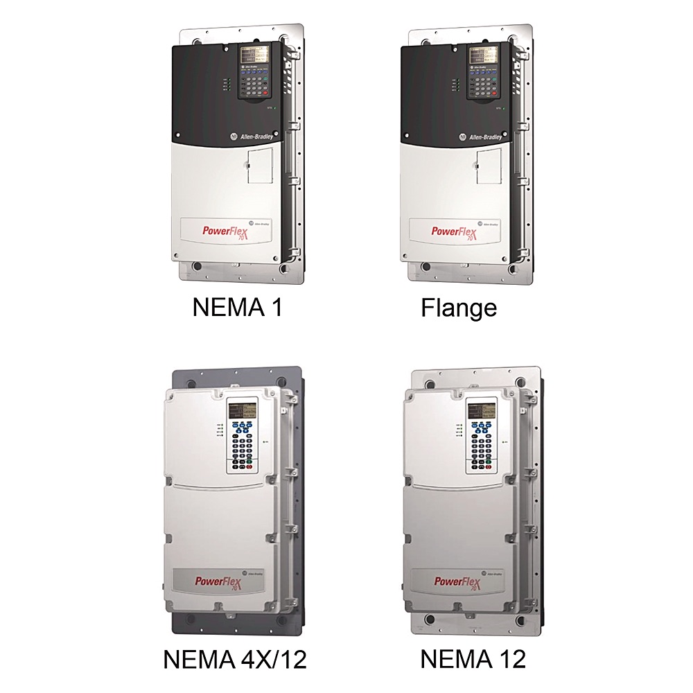 Allen-Bradley PowerFlex 70 AC Drive 70 A at 25 Hp 20A 20AB070F0AYNAEC0 20AB070F0AYNAEC0
