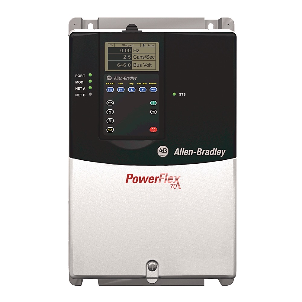Allen-Bradley PowerFlex 70 AC Drive 15.3 A at 5 Hp 20A 20AB015A0AYYACG0 20AB015A0AYYACG0