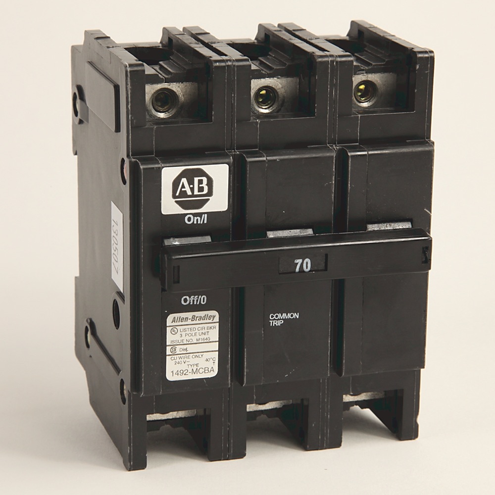 Allen-Bradley 70 A UL489 Miniature Circuit Breaker 1492-MCBA370 1492-MCBA370