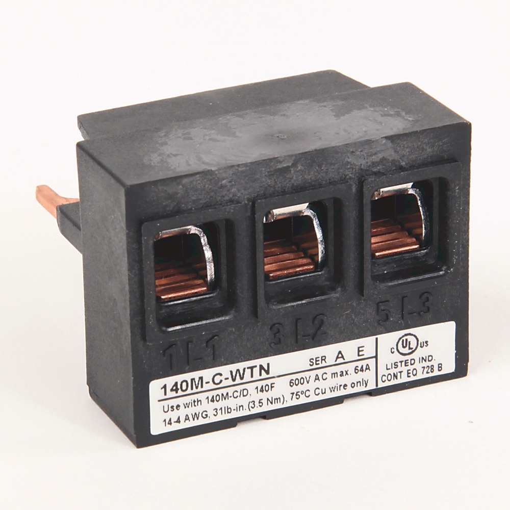 Allen-Bradley Compact Bus Bar Feeder Terminal 140M-C-WTN 140M-C-WTN