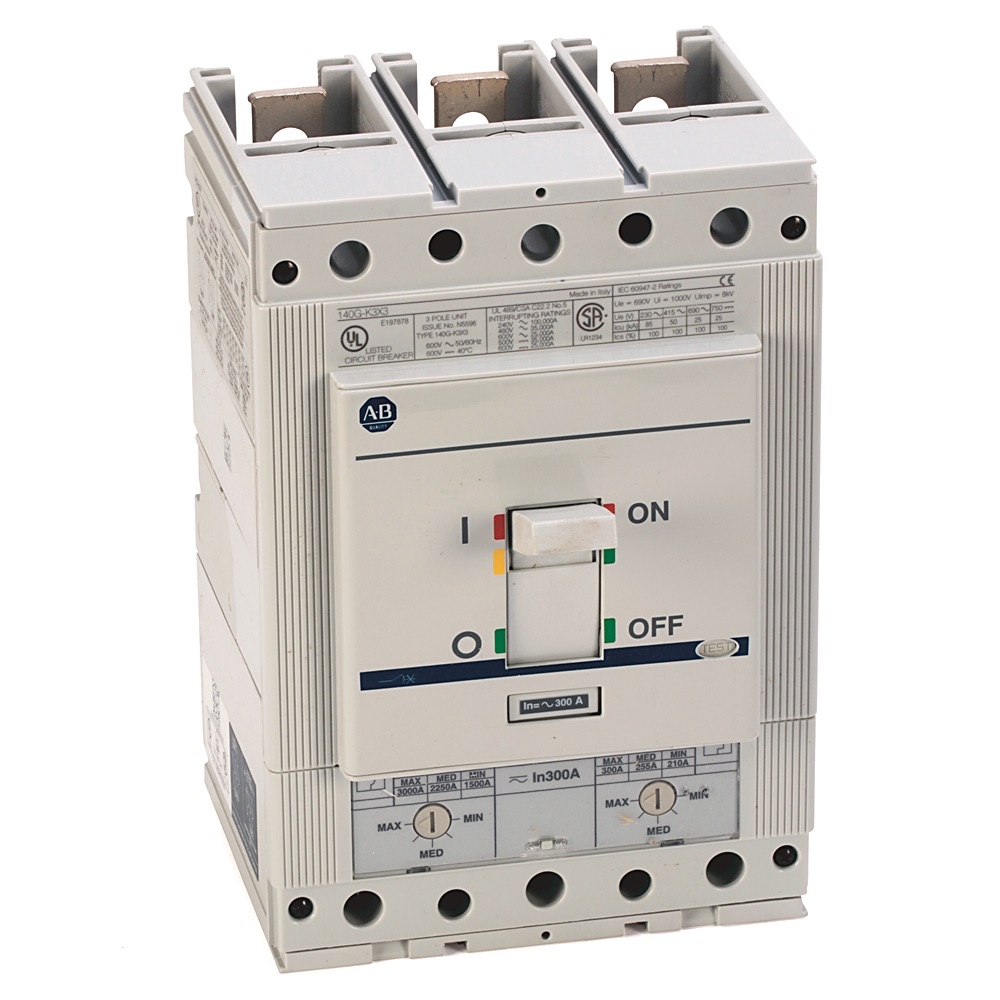 Allen-Bradley 140G 400A K Frame Molded Case Ckt-Bkr 140G-K3F3-D40 140G-K3F3-D40