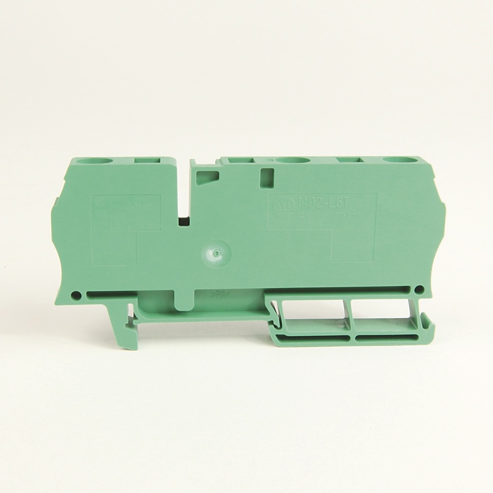 Allen-Bradley IEC Term Blck 8.1x90x38mm Spr Clp 1492-L6T-G 1492-L6T-G