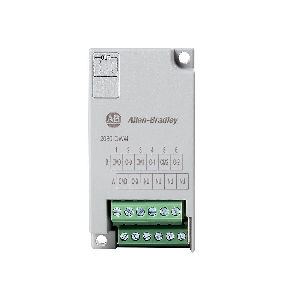 Allen-Bradley Micro800 4 Point Relay Output 2080-OW4I 2080-OW4I