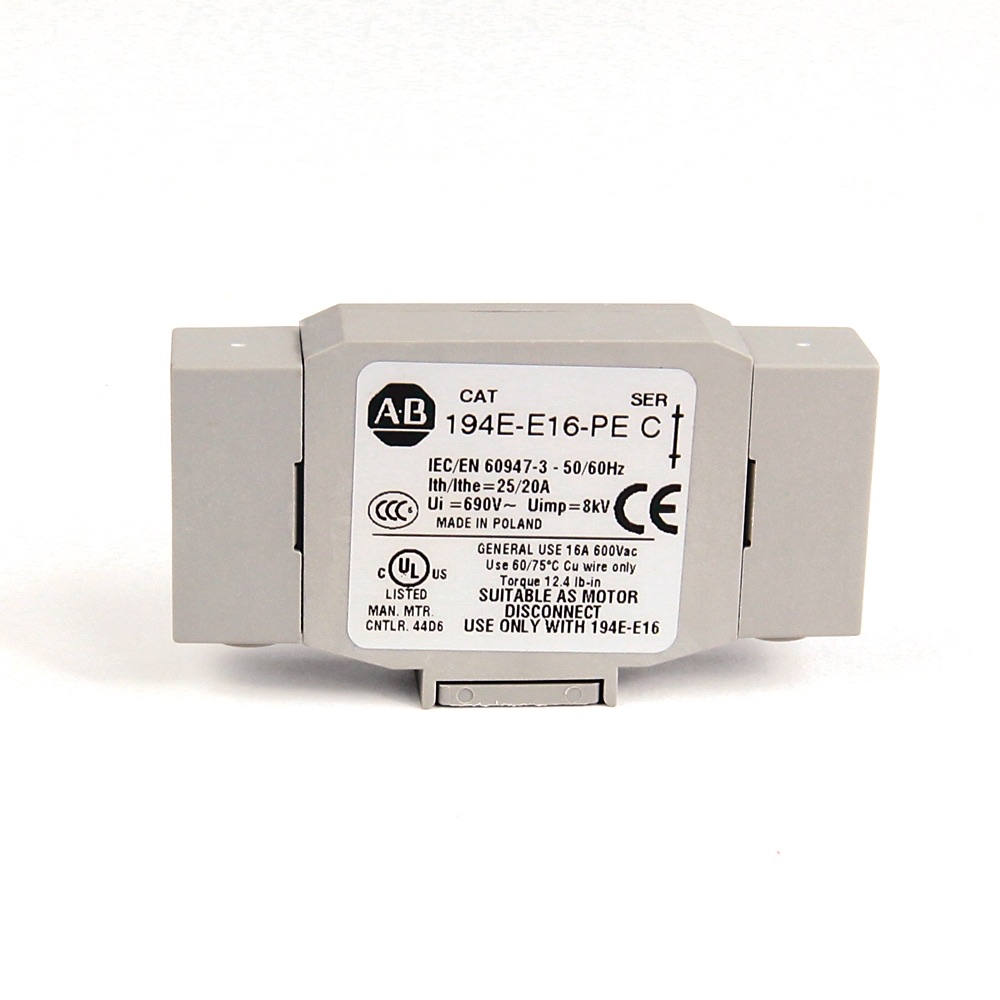 Allen-Bradley 194E Earthing-Grounding Terminal 194E-E16-PE 194E-E16-PE