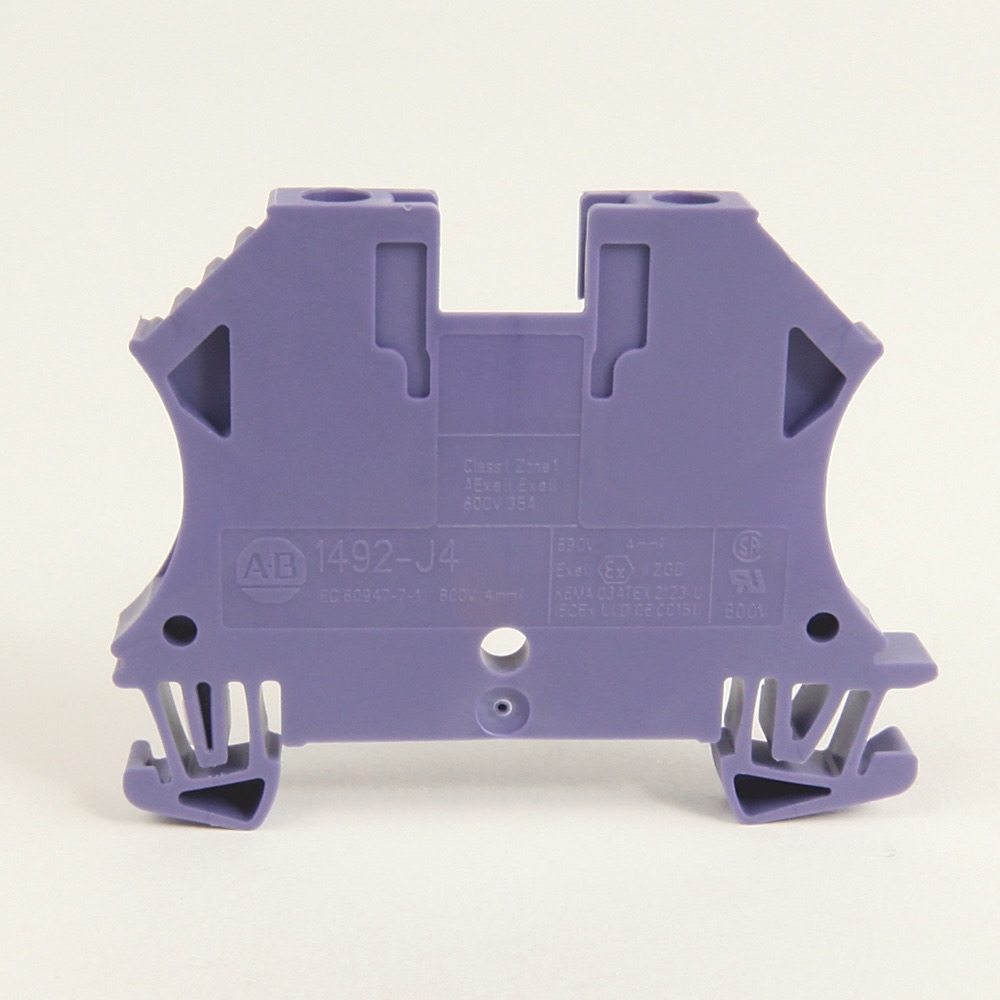 Allen-Bradley 4 square mm Feed-Through Terminal Block 1492-J4-BL 1492-J4-BL